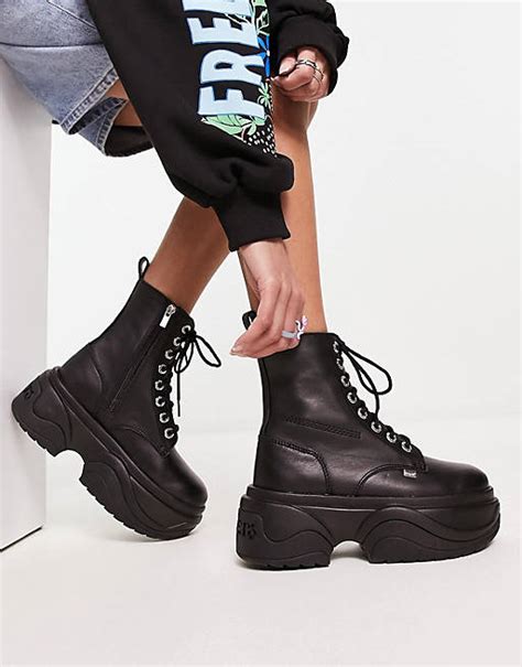 kickers kade womens black boots